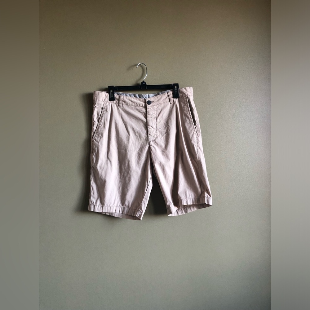 H&M Men's 100% Cotton Beige Chino Shorts Size 32